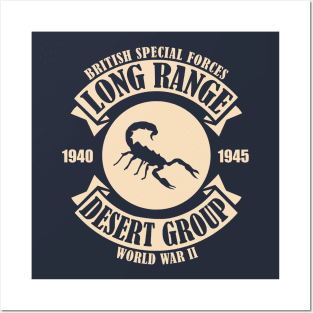 Long Range Desert Group LRDG Posters and Art